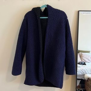 Fluffy Urban Outfitters coat! Very warm, could try to make reversible!